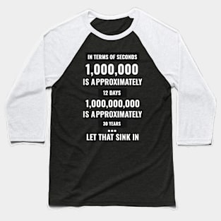 Passage of Time Perspective One Million Baseball T-Shirt